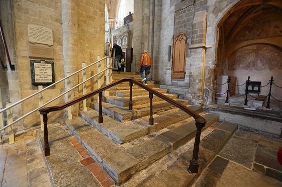 Innenansicht der Kathedrale in Winchester/England