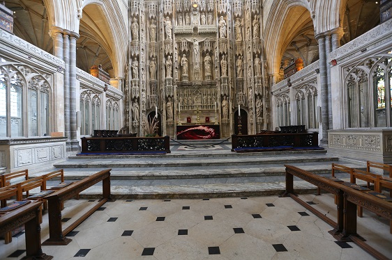 Altar der Kathedrale in Winchester/England