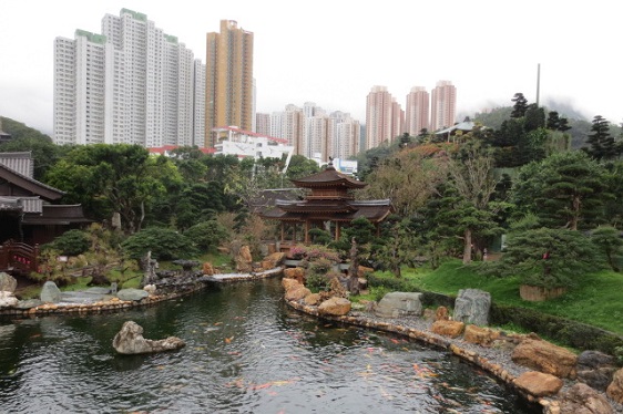 öffentlicher Garten in Hongkong