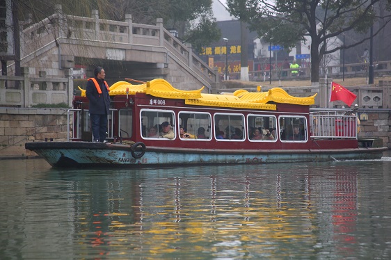Touristenboot in Suzhou/China