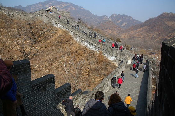 Chinesische Mauer in Huangyaguan bei Beijing