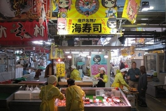 Fischmarkt in Shimonoseki/Japan