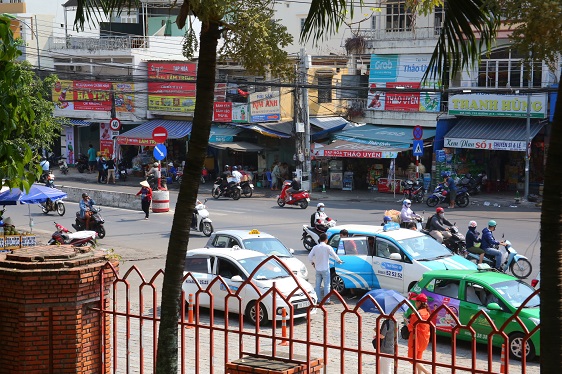 Straßenszene in Nha Trang/Vietnam