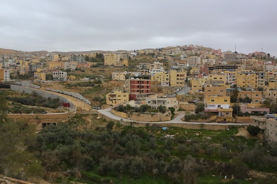 Ansicht der Stadt Petra/Jordanien