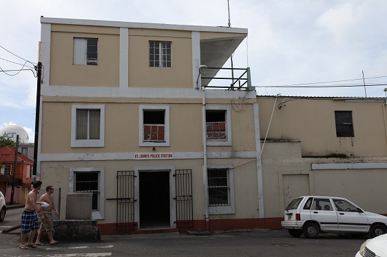 Polizeistation in St. John's/Antigua