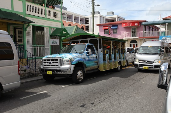 Touristenviertel in St. John's/Antigua