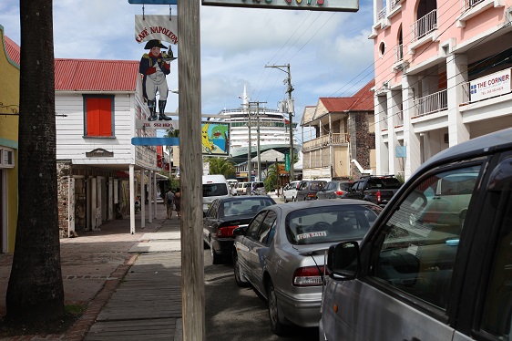 Touristenviertel in St. John's/Antigua