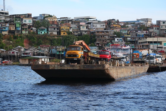 Slums von Manaus/Brasilien