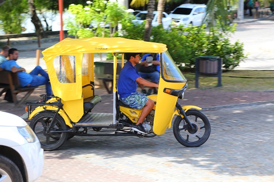 brasilianisches Mopedtaxi