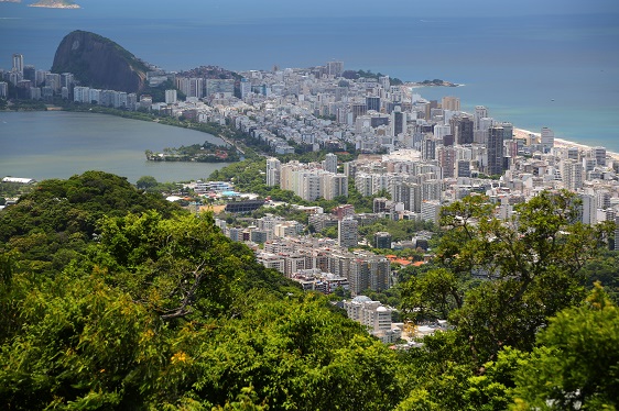 Blick auf einen Teil von Rio de Janeiro
