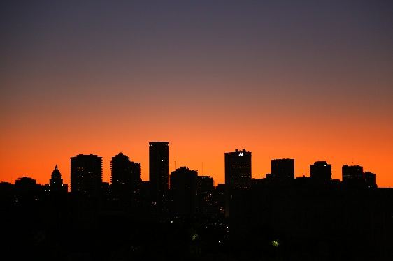 Sonnenuntergang in Buenos Aires