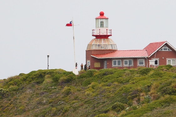 Familie des Leuchtturmwärters am Kap Horn